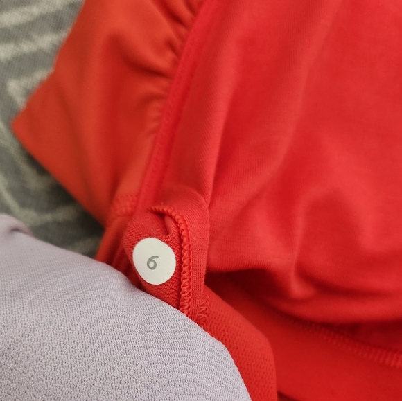 Lululemon Sporty Tank Top Women Orange Color Size 6 - Picture 7 of 10